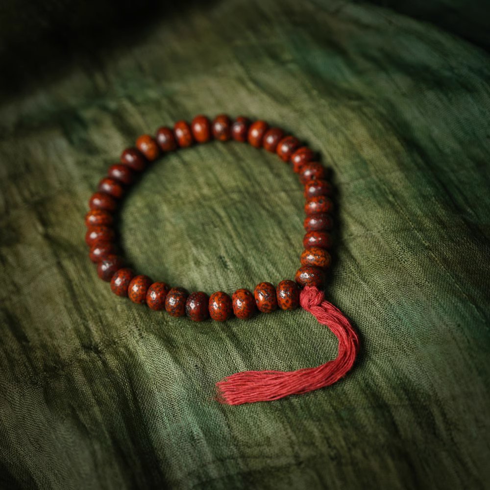 Lotus Seed Wrist Mala